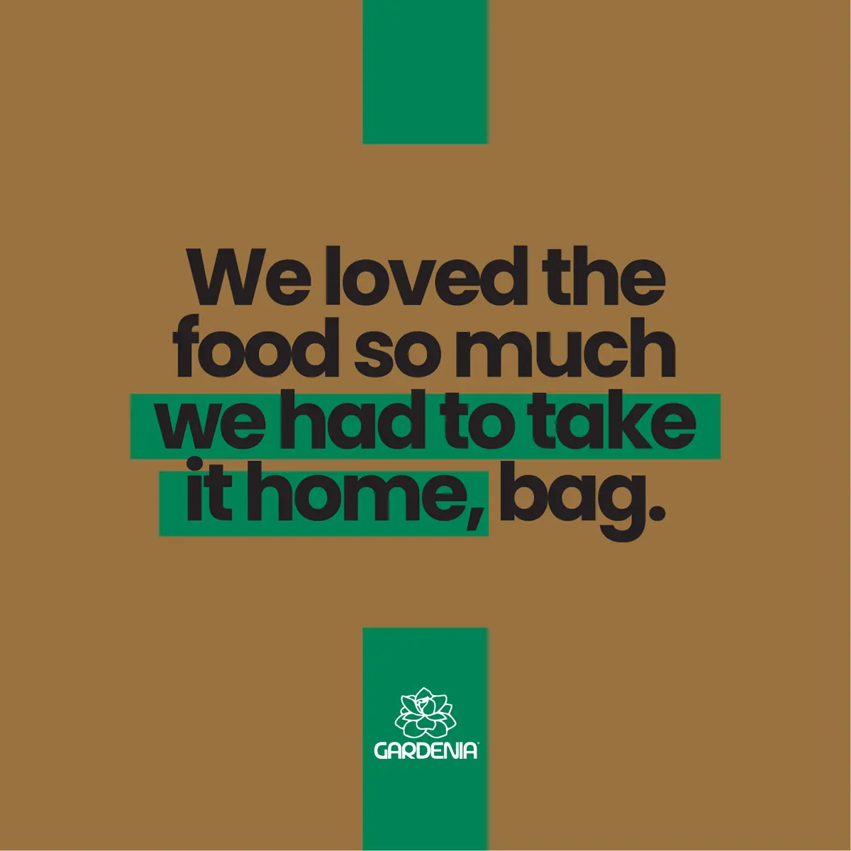 Takeaway bag artwork